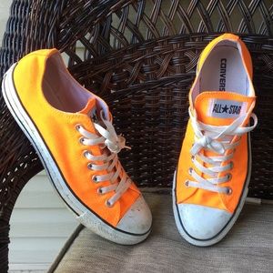 bright orange converse